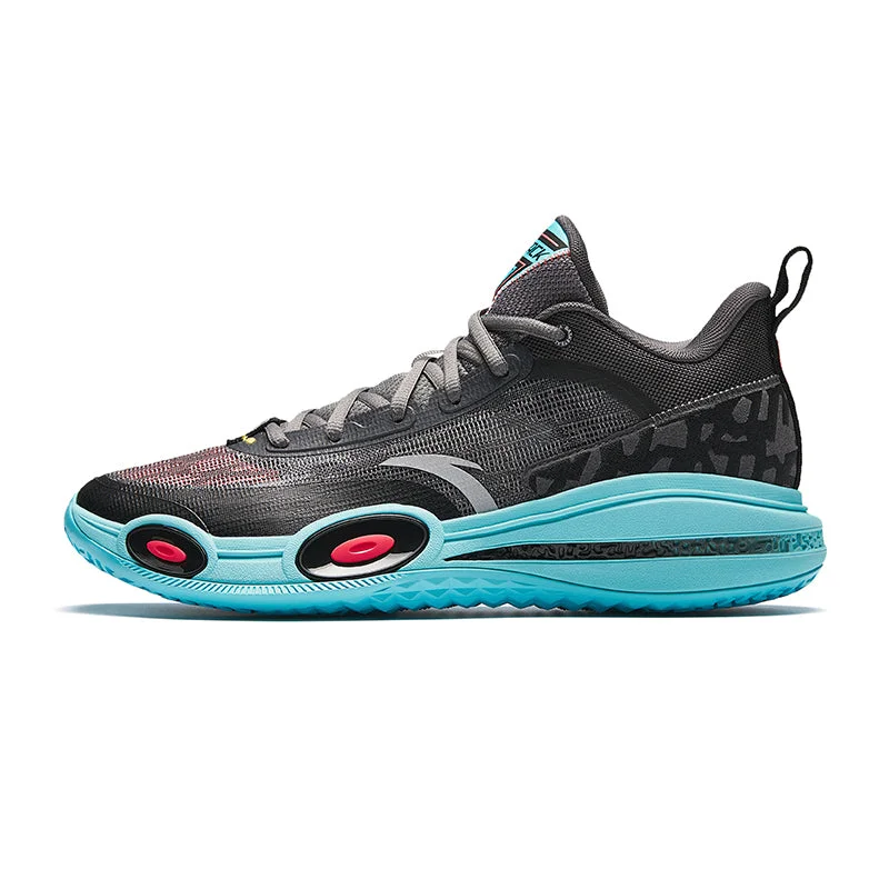 Men's basketball shoes with a dynamic fit system for a snug feelANTA Men's Shock The Game Attack 6 Basketball Shoes