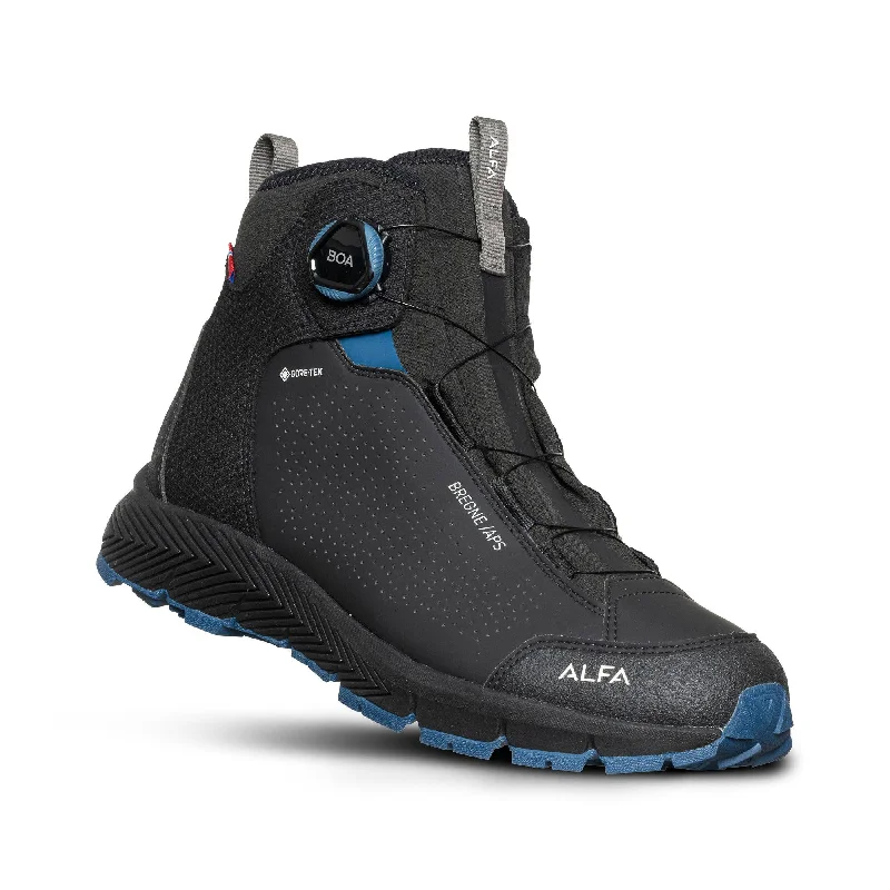 Men's hiking boots with a leather - reinforced toe and heelBregne A/P/S GTX M - Hiking shoe - BLACK