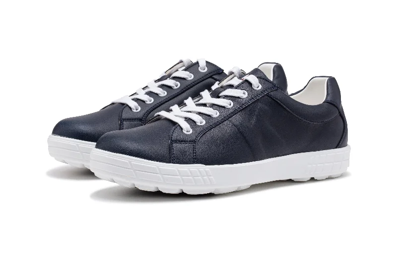 Golf shoes with a pastel color paletteDrive 01   Navy   Men`s golf Shoes   D001 011