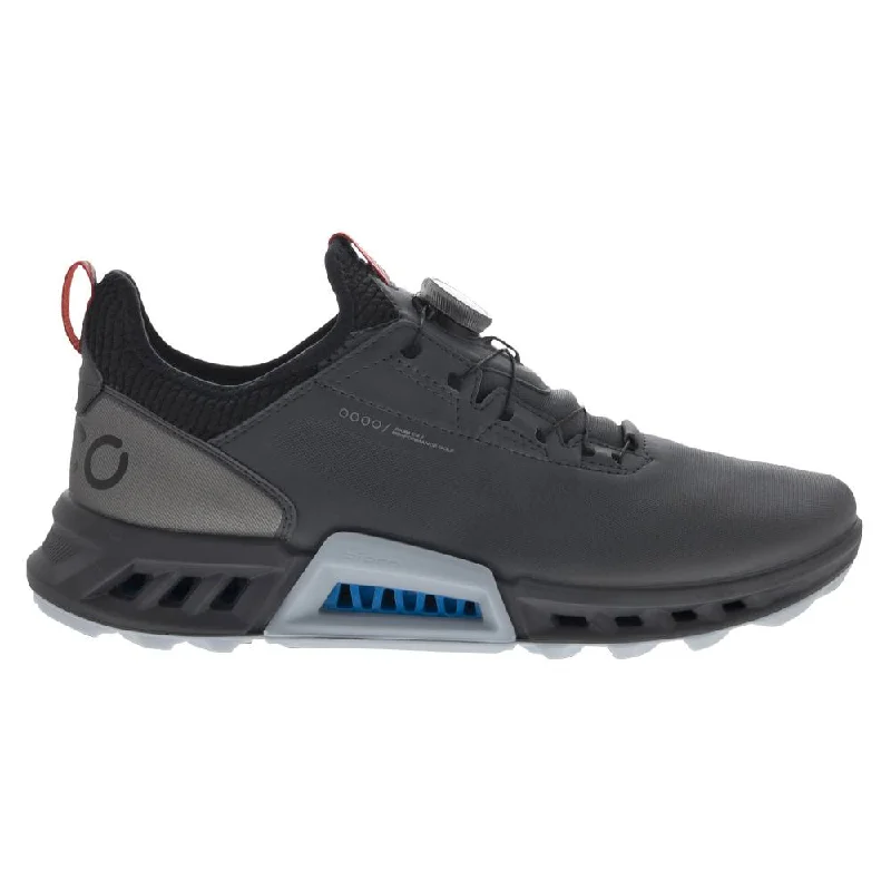 Golf shoes with a geometric pattern innovationECCO BIOM C4 BOA GTXS Spikeless Golf Shoes 2023