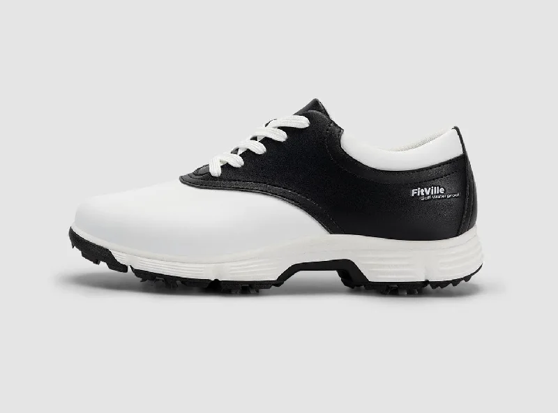 Golf shoes for corporate golf eventsFitVille Men's GreenTread Golf Shoes V1