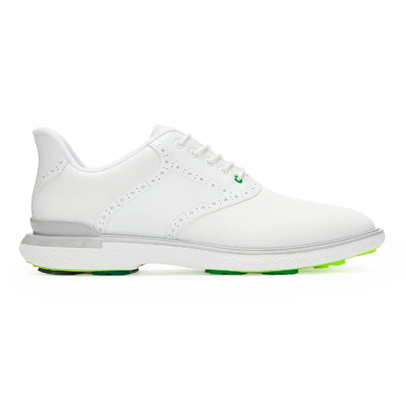 Golf shoes for more accurate shot placementG/Fore Gallivan2r Brogue Saddle Golf Shoes - Snow/ Nimbus