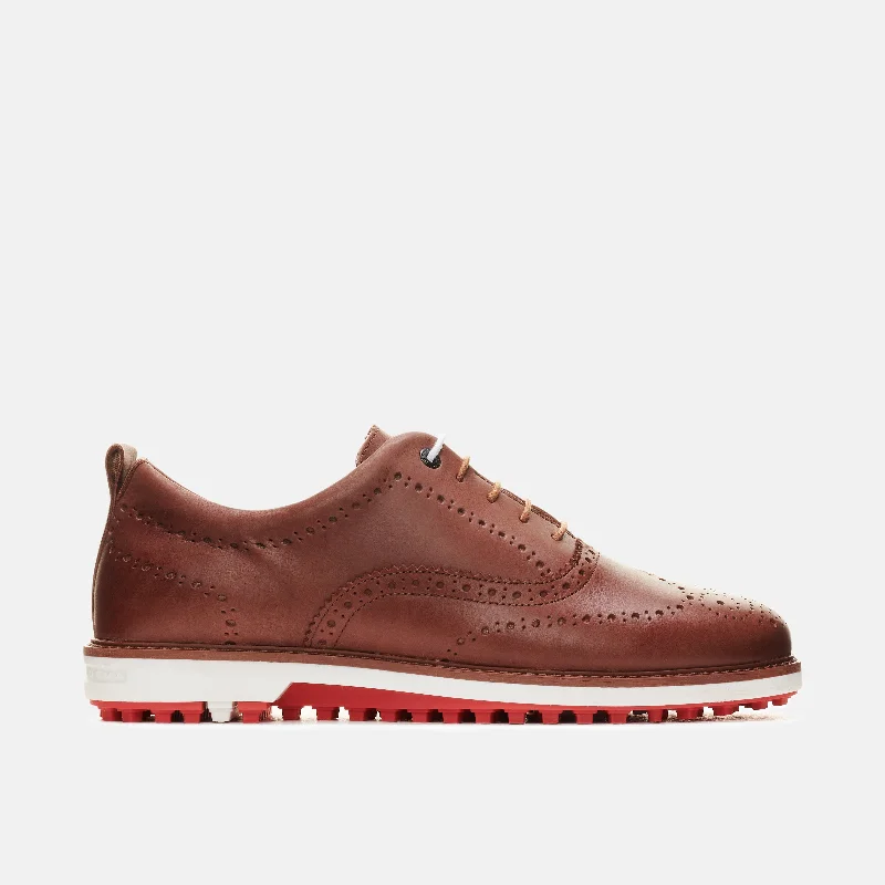 Advanced - player golf shoes for experienced golfersChurchill - Cognac