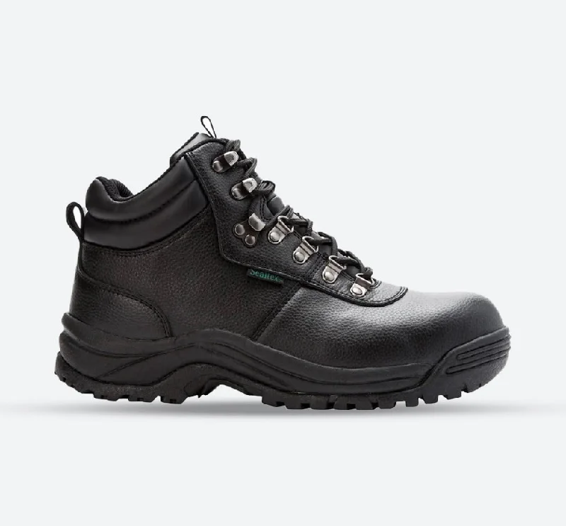 Men's hiking boots with a Vibram sole for tractionMen's Wide Fit Propet MBU002L Shield Walker Hiking Waterproof Boots