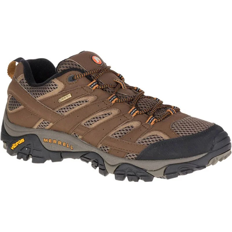 Men's hiking boots with a high - traction rubber outsoleMen's Moab 2 Gore-Tex - Wide