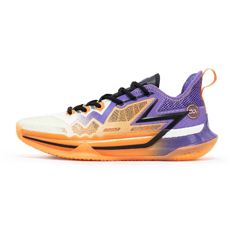 Men's basketball shoes with Zoom Air cushioning technologyBIG3 FUTURE CQT: Orange / Purple