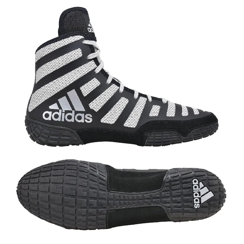 Adidas | FW1013 | adiZERO Varner | Black & Silver | Wrestling Shoes