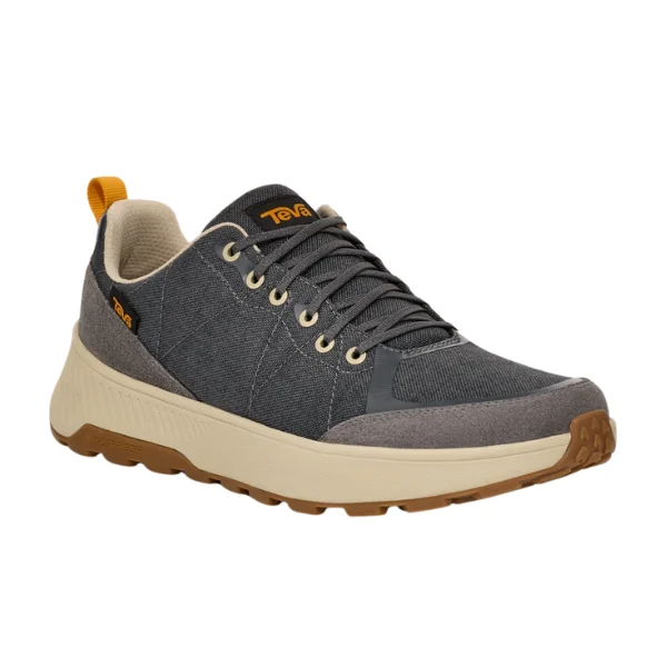 Men's low - top canvas sneakers with a floral printTeva Men's Ellwood Dark Grey