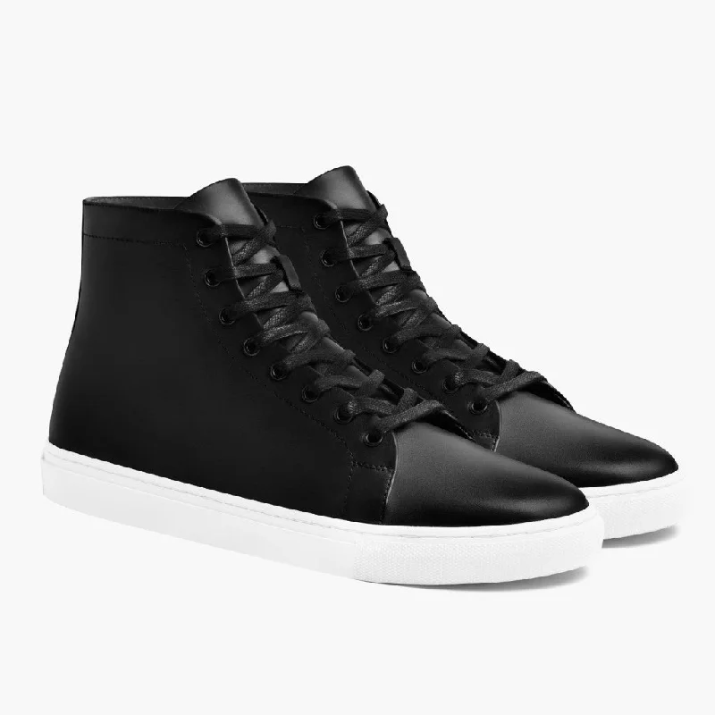 Men's breathable sneakers for hot summer daysPremier High Top | Black