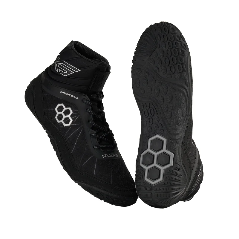 Rudis KS Turbine Adult Wrestling Shoes - Midnight Black