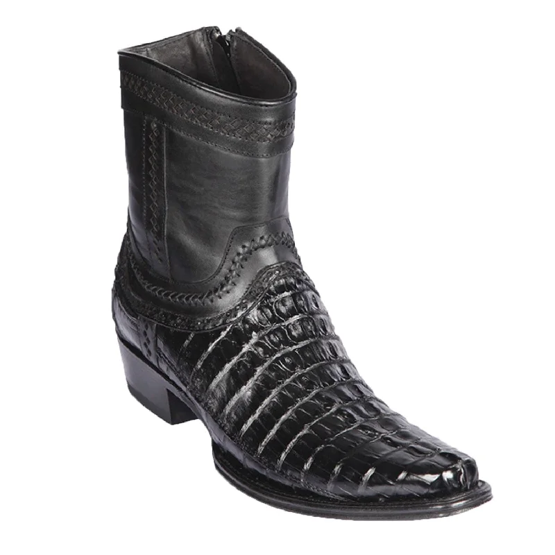 Men's Los Altos Caiman Tail European Toe Short Boot 76B0105