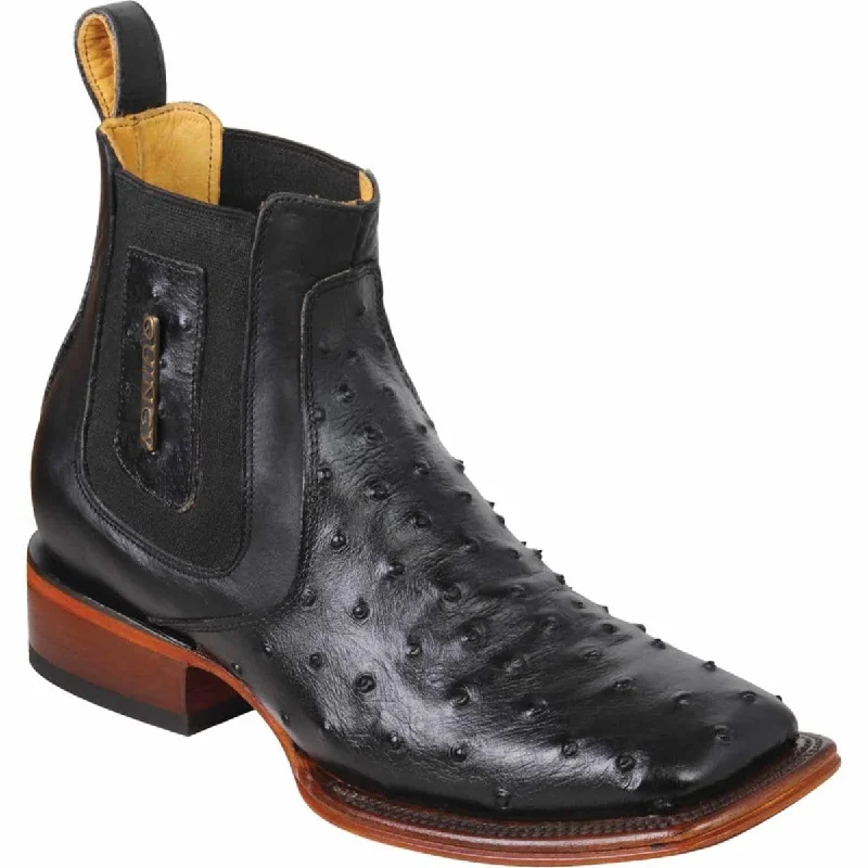 Men's Quincy Wide Square Toe Ankle Boot Q82B0305