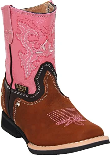 Little Girls Pink Cowboy Boot