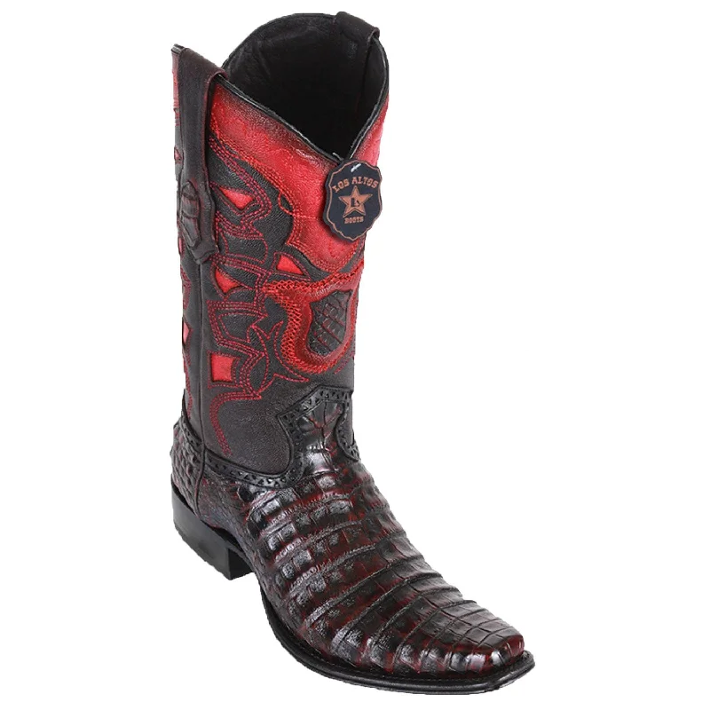 Men's Los Altos Caiman Belly European Square Toe Boot 7682-B