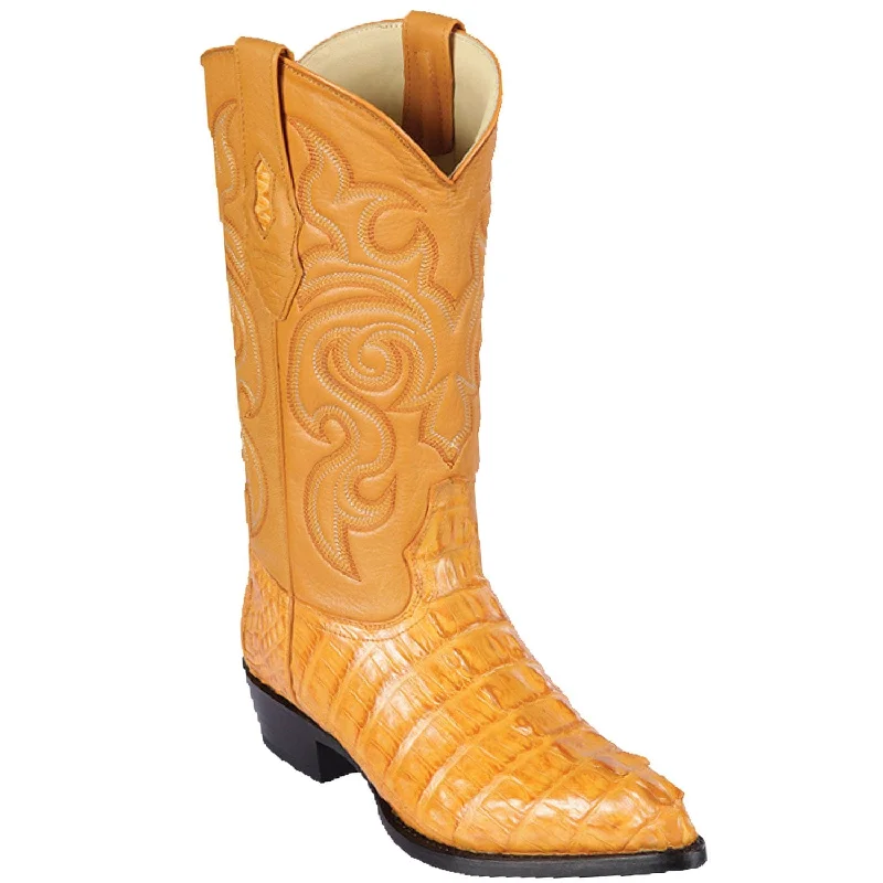 Men's Los Altos Caiman Tail J Toe Boots 9901-A