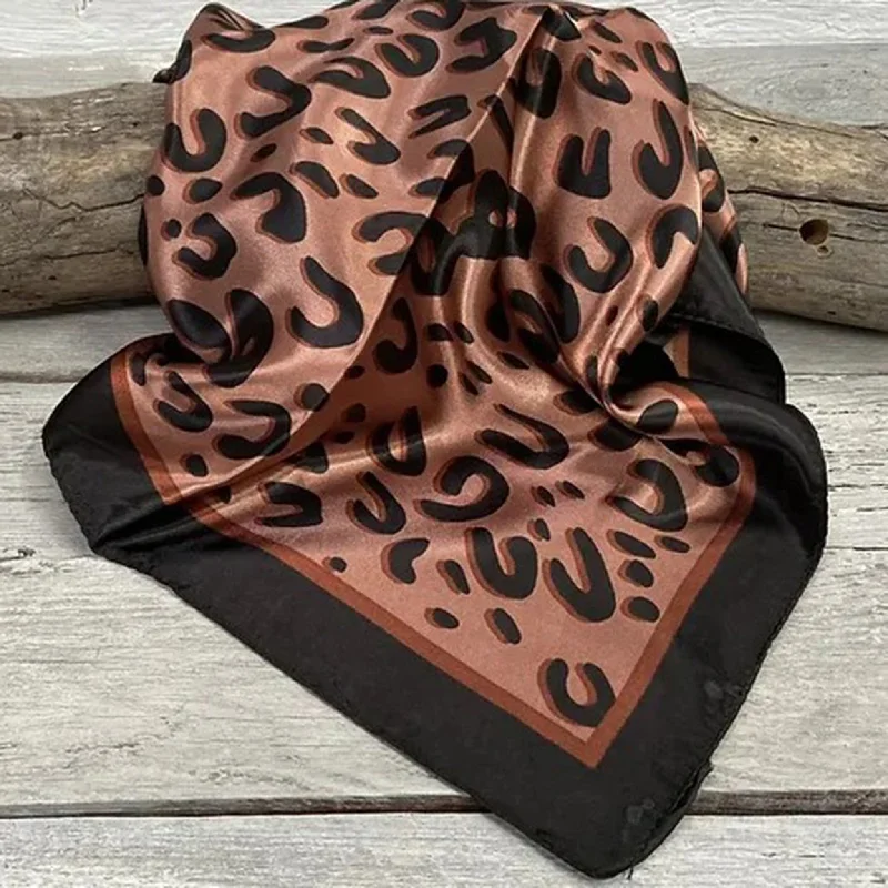 Rodeo Drive Rose Gold Cheetah Wild Rag