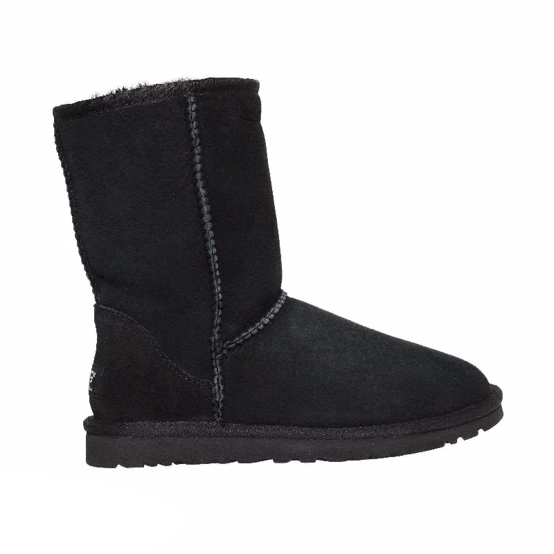 UGG Classic Short Black Boots 5800