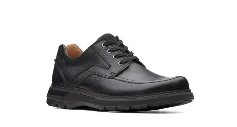 Men's formal shoes with a double monk strapClarks Un Ramble Lace Black